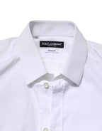 White GOLD Cotton Long Sleeve Men Formal Shirt