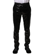 Black Sequined Embellishment Pants