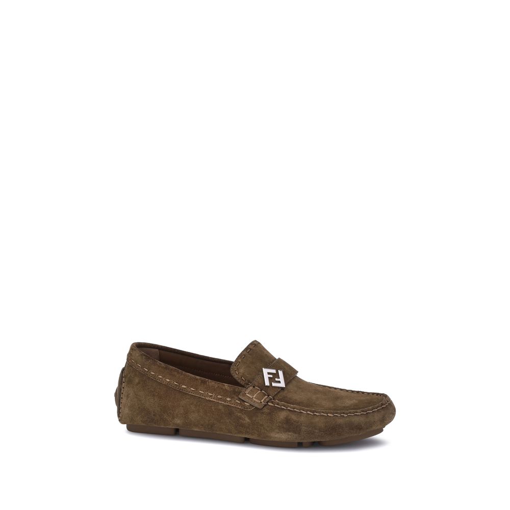 Brown Calf Leather Bos Taurus Slip-On Loafers