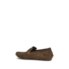 Brown Calf Leather Bos Taurus Slip-On Loafers