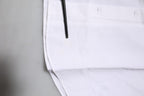 White Cotton GOLD Long Sleeves Dress Shirt