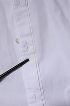 White Cotton GOLD Long Sleeves Dress Shirt