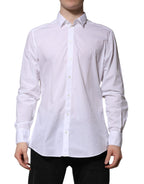 White Cotton Long Sleeves Dress Formal Shirt
