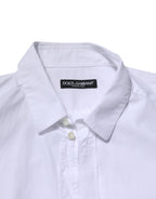 White Cotton Long Sleeves Dress Formal Shirt