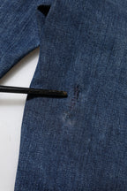 Blue Low Waist Cotton Skinny Denim Jeans