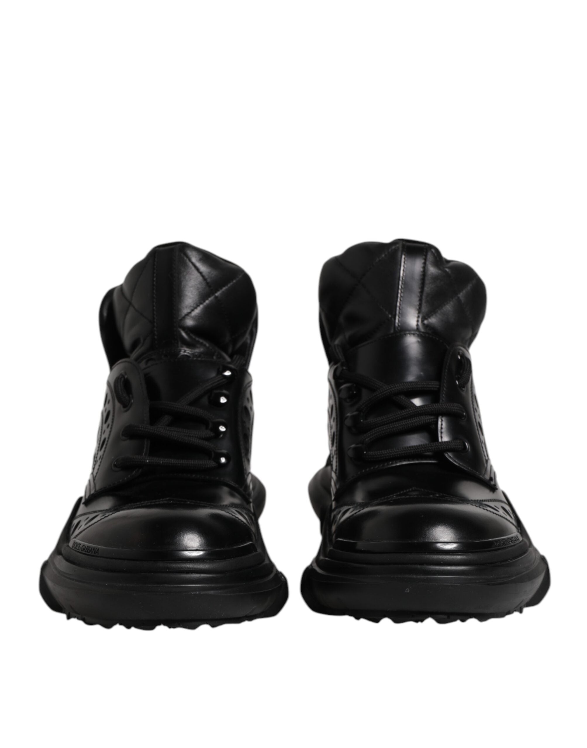 Black Leather Casual Mens Ankle Boots Shoes