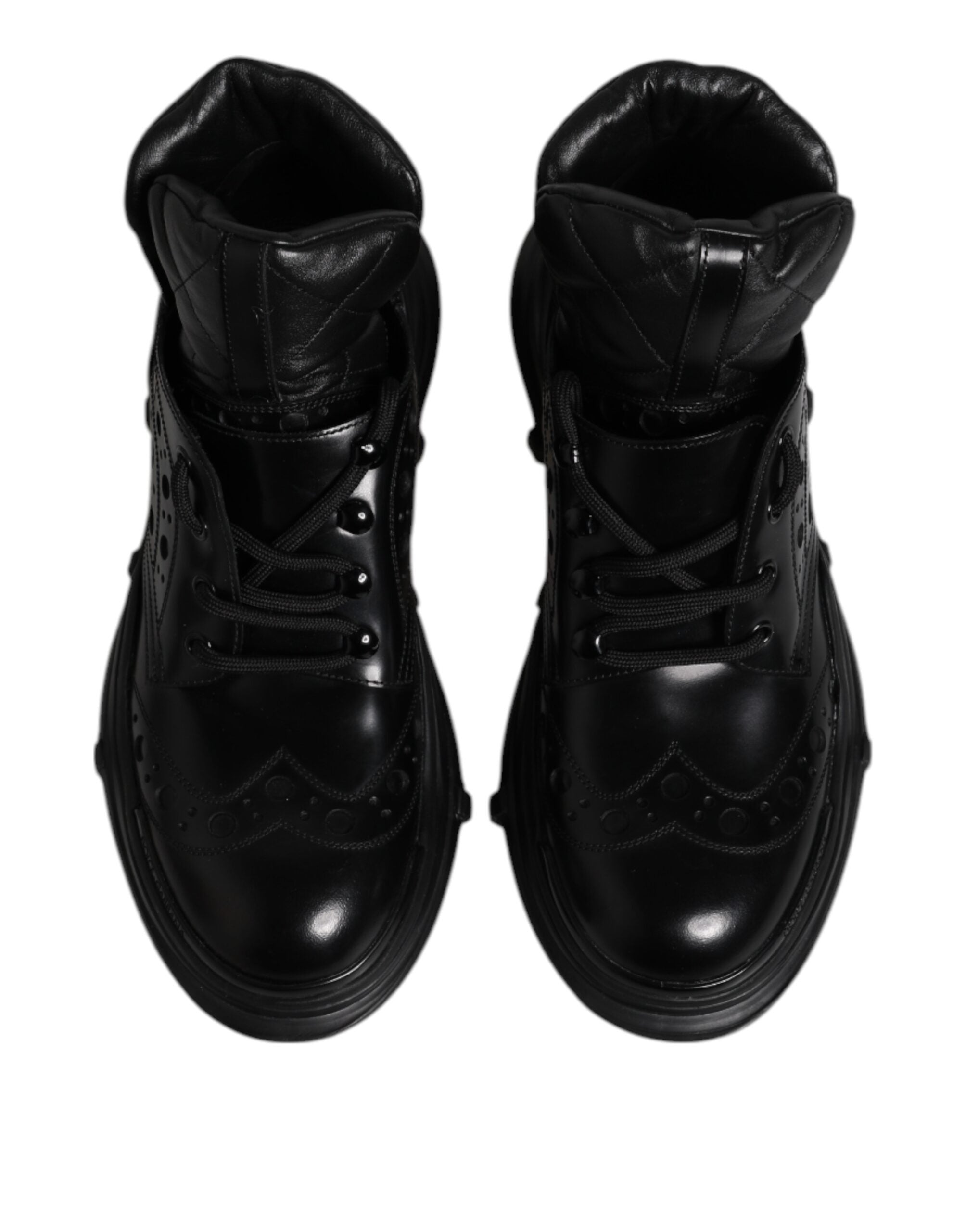 Black Leather Casual Mens Ankle Boots Shoes