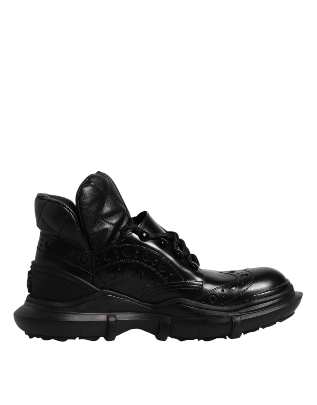 Black Leather Casual Mens Ankle Boots Shoes
