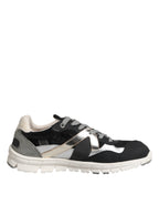 Multicolor Suede Low Top Men Sneaker Shoes