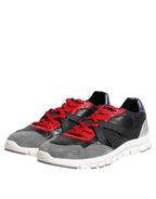 Multicolor Lace Up Low Top Men Sneakers Shoes