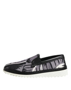 Black Tropical Slip On Men Sneakers Shoes