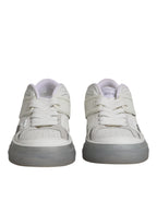 White Low Top DG Embossed Men Sneakers Shoes