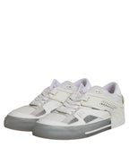 White Low Top DG Embossed Men Sneakers Shoes
