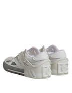 White Low Top DG Embossed Men Sneakers Shoes