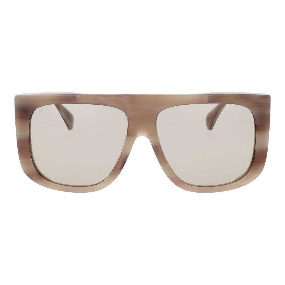 Beige Acetate Sunglasses