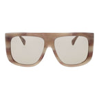 Beige Acetate Sunglasses
