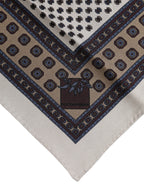 Multicolor Patterned Square Men Foulard Scarf