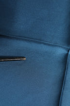 Blue DG Crown Silk Square Men Foulard Scarf