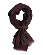 Maroon Cashmere Neck Warmer Wrap Shawl Scarf