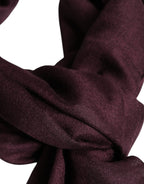 Maroon Cashmere Neck Warmer Wrap Shawl Scarf