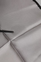 Gray DG Crown Silk Square Men Foulard Scarf