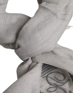 Gray DG Crown Neck Warmer Wrap Shawl Scarf