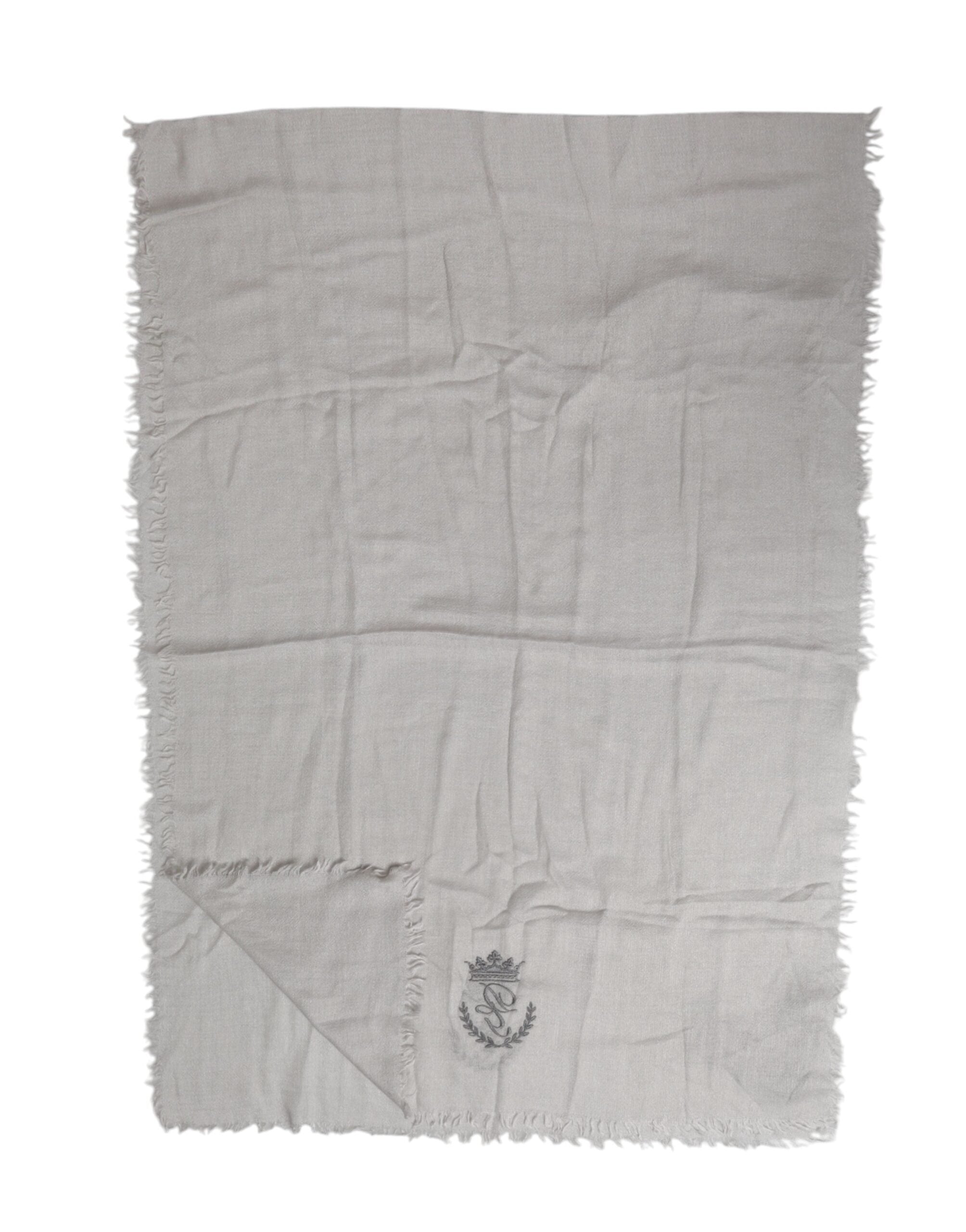 Gray DG Crown Neck Warmer Wrap Shawl Scarf