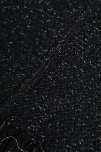 Black Cashmere Neck Warmer Wrap Shawl Scarf