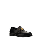 Black Calf Leather Bos Taurus Slip-On Loafers