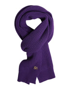 Purple DG Logo Neck Warmer Wrap Shawl Scarf