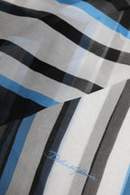 Multicolor Striped Neck Warmer Wrap Scarf