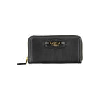 Black Polyurethane Women Wallet