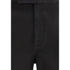 Black Cotton Dress Pants