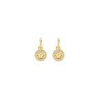 Gold Brass Earrings