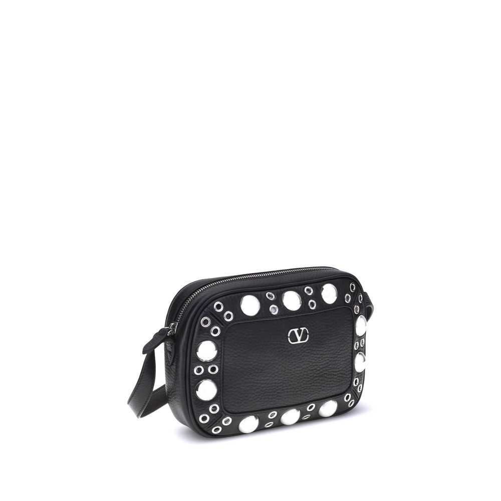 Black Calf Leather Bos Taurus Shoulder Bag