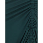 Bicolor Viscose Casual Dress