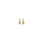 Gold Metal Earrings