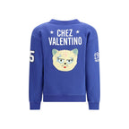 Blue Cotton Sweatshirt