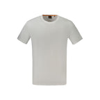 White Cotton Mens T-Shirt