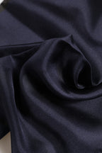 Blue DG Crown Silk Square Men Foulard Scarf