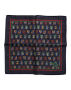 Multicolor Medals Square Foulard Scarf