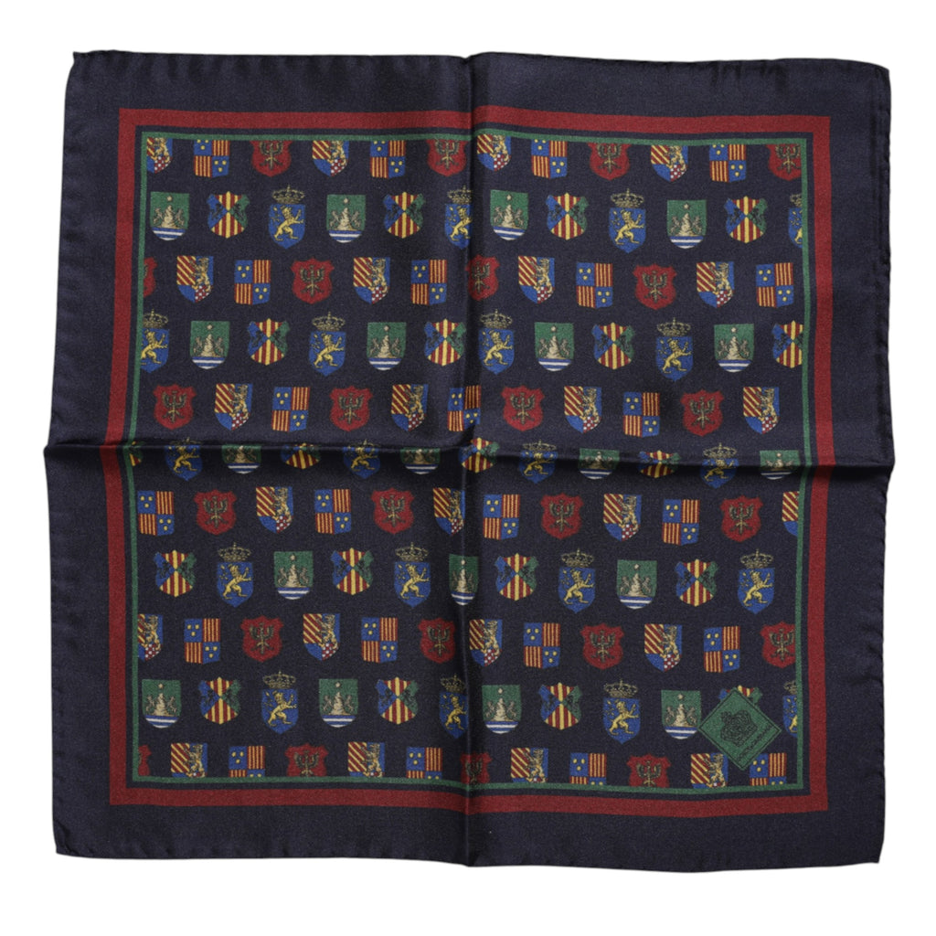 Multicolor Medals Square Foulard Scarf