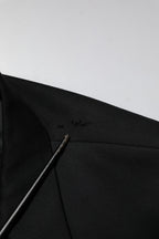 Black Double Breasted Men Jacket Suit Blazer