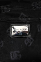 Black Cotton DG Logo Skinny Men Denim Jeans