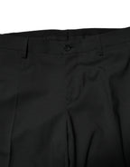 Black Wool 2 Piece Single Breasted Suit