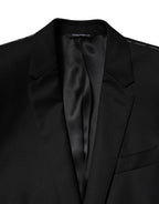 Blue MARTINI Wool Formal 2 Piece Suit