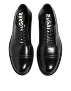 Black Leather Dress Lace Up Men Formal Shoes