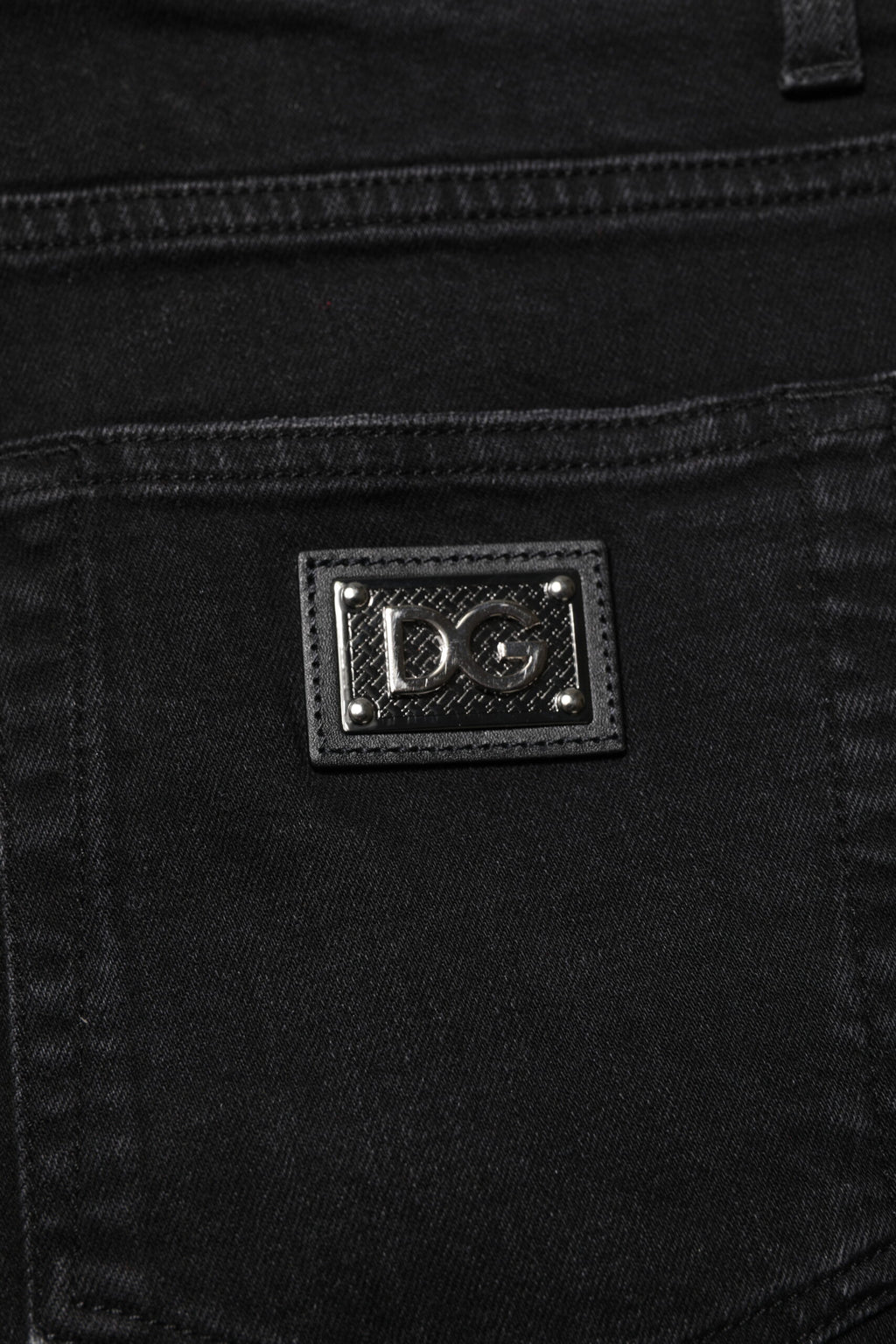 Black Cotton Skinny Men Denim Jeans