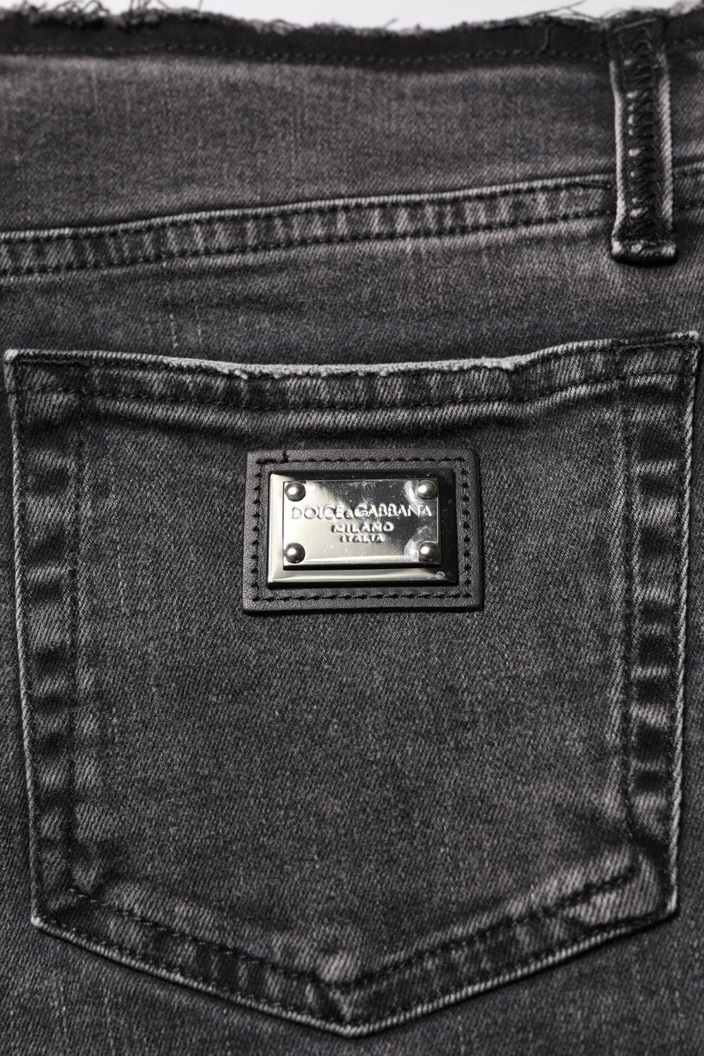 Gray Skinny Cotton Mid Waisted Denim Jeans