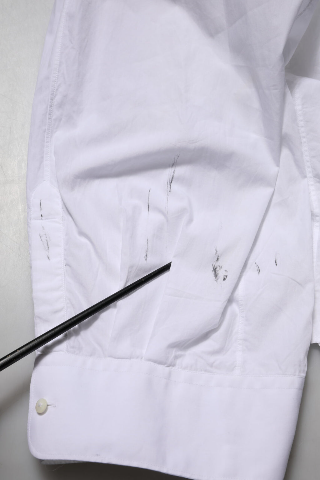 White Cotton Long Sleeves Formal Top Shirt